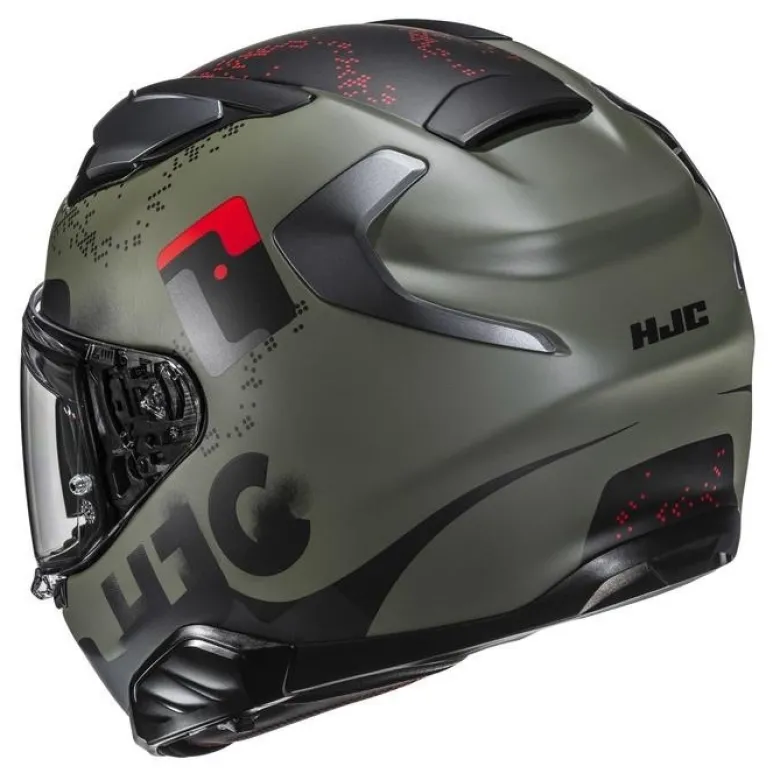 Kask integralny HJC F71 FACO GREEN/BLACK zielony czarny