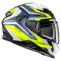 Kask integralny HJC F71 FES YELLOW/BLUE żółty niebieski