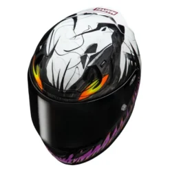 Kask integralny HJC RPHA 12 ANTI VENOM 2 MARVEL BLACK/WHITE czarny biały fioletowy żółty