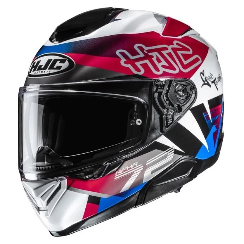 Kask integralny HJC RPHA 72 GOLDY WHITE/RED biały czerwony