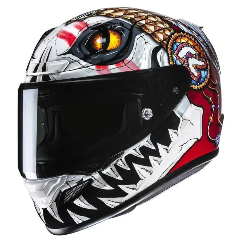 Kask integralny HJC RPHA 12 KEPINA WHITE/RED biały czerwony