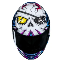 Kask integralny HJC RPHA 12 KRAKEN WHITE/BLUE biały niebieski