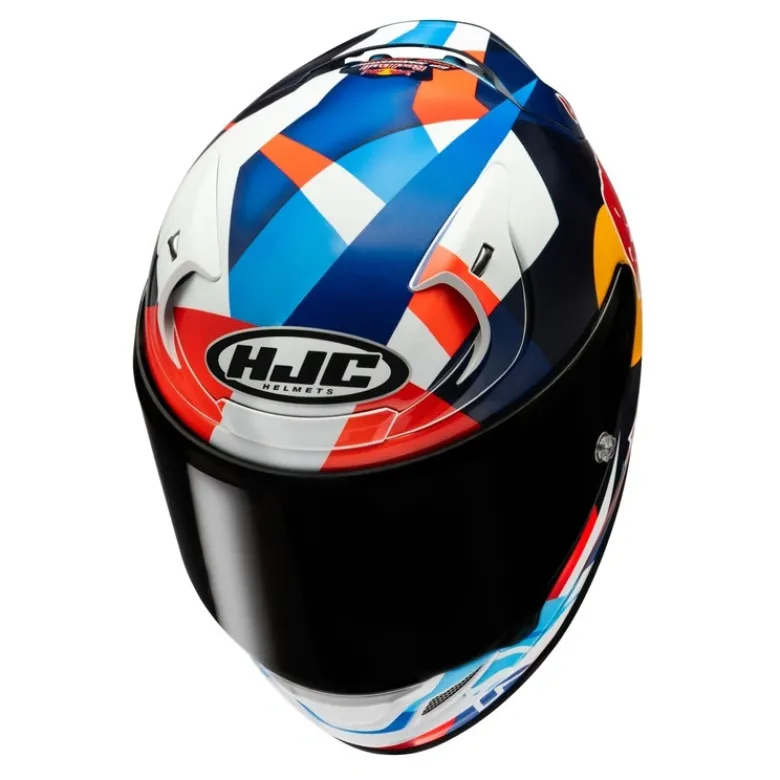 Kask integralny HJC RPHA 12 RED BULL MISANO GP 2 BLACK/RED niebieski czerwony biały