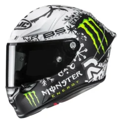 Kask integralny HJC RPHA 1 V2 CARBON QUARTARARO SNOW DIABLO REPLICA BLACK/WHITE czarny biały