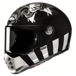 Kask integralny HJC V10 CRANIA BLACK/WHITE czarny biały