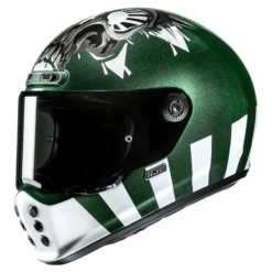 Kask integralny HJC V10 CRANIA GREEN/WHITE zielony biały