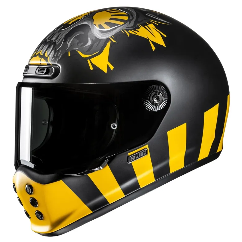 Kask integralny HJC V10 CRANIA YELLOW/BLACK żółty czarny