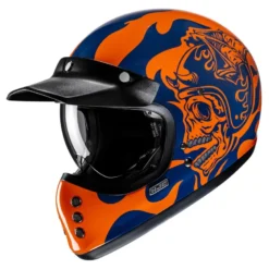 Kask integralny HJC V60 FLAME BLACK/RED czarny czerwony