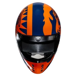 Kask integralny HJC V60 FLAME BLACK/RED czarny czerwony