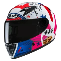 Kask integralny HJC Y10 MIKA BLUE/WHITE niebieski biały