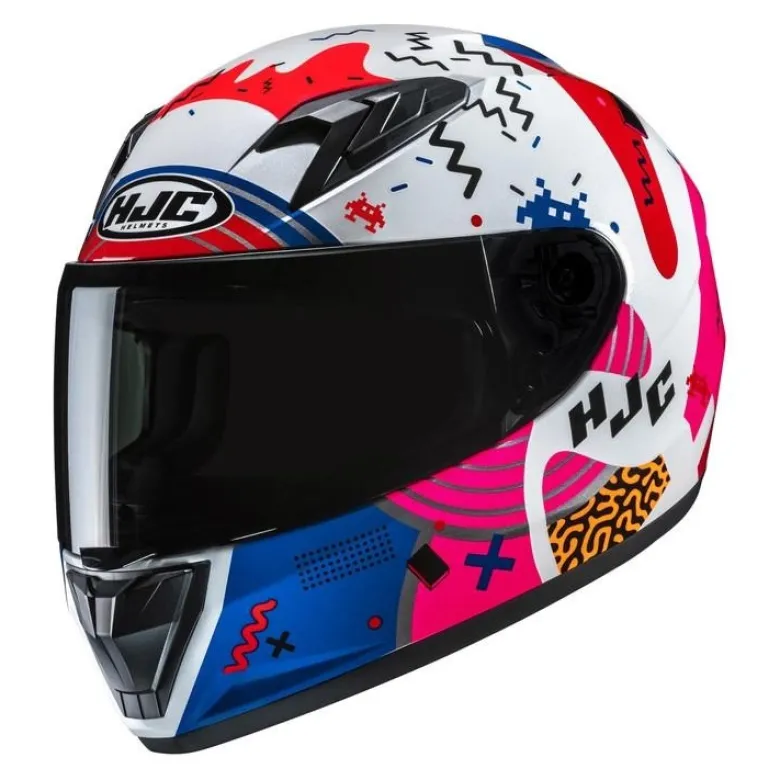 Kask integralny HJC Y10 MIKA BLUE/WHITE niebieski biały