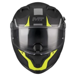 Kask integralny MT BRAKER SV COCKPIT BLACK/YELLOW MATT czarny żółty
