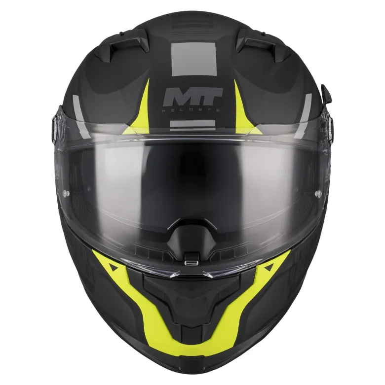 Kask integralny MT BRAKER SV COCKPIT BLACK/YELLOW MATT czarny żółty