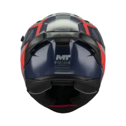 Kask integralny MT BRAKER SV COCKPIT RED/GREY/BLUE czerwony szary granatowy