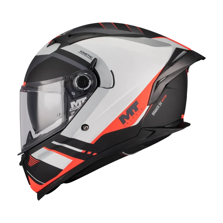 Kask integralny MT BRAKER SV INCEPTION RED/GREY/BLACK czerwony szary czarny