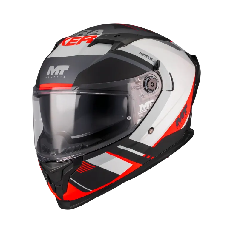 Kask integralny MT BRAKER SV INCEPTION RED/GREY/BLACK czerwony szary czarny