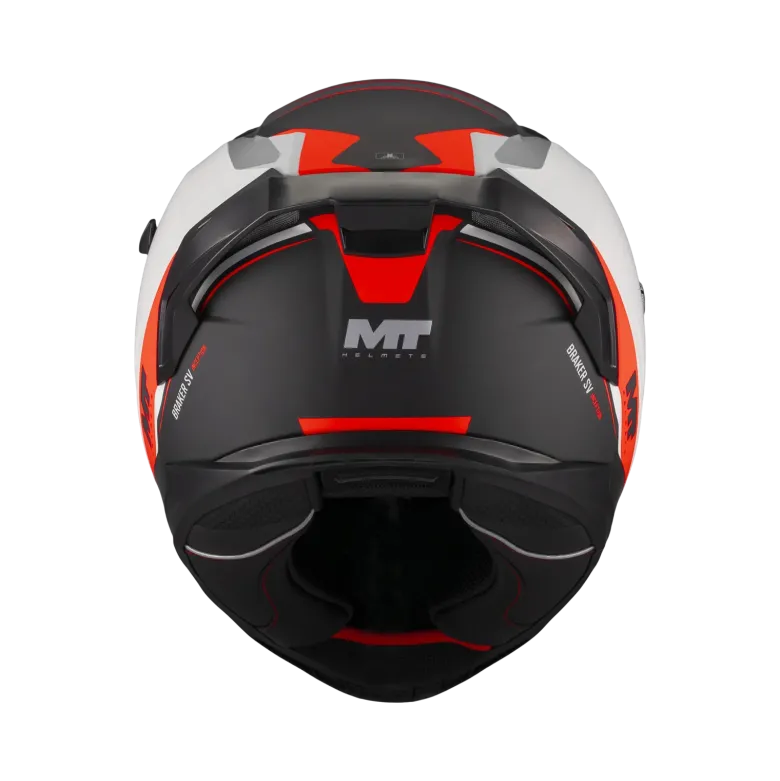 Kask integralny MT BRAKER SV INCEPTION RED/GREY/BLACK czerwony szary czarny