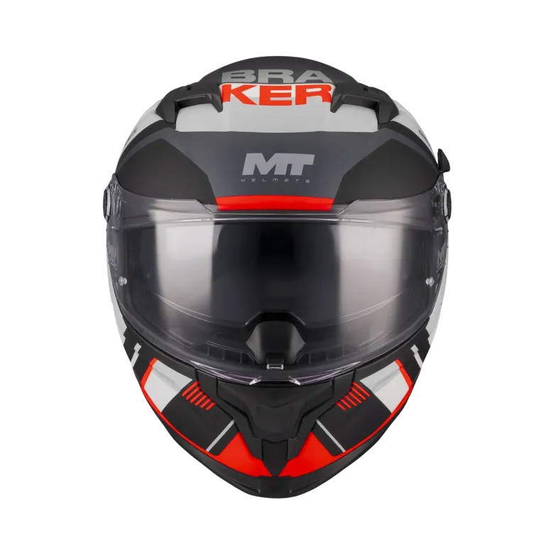 Kask integralny MT BRAKER SV INCEPTION RED/GREY/BLACK czerwony szary czarny