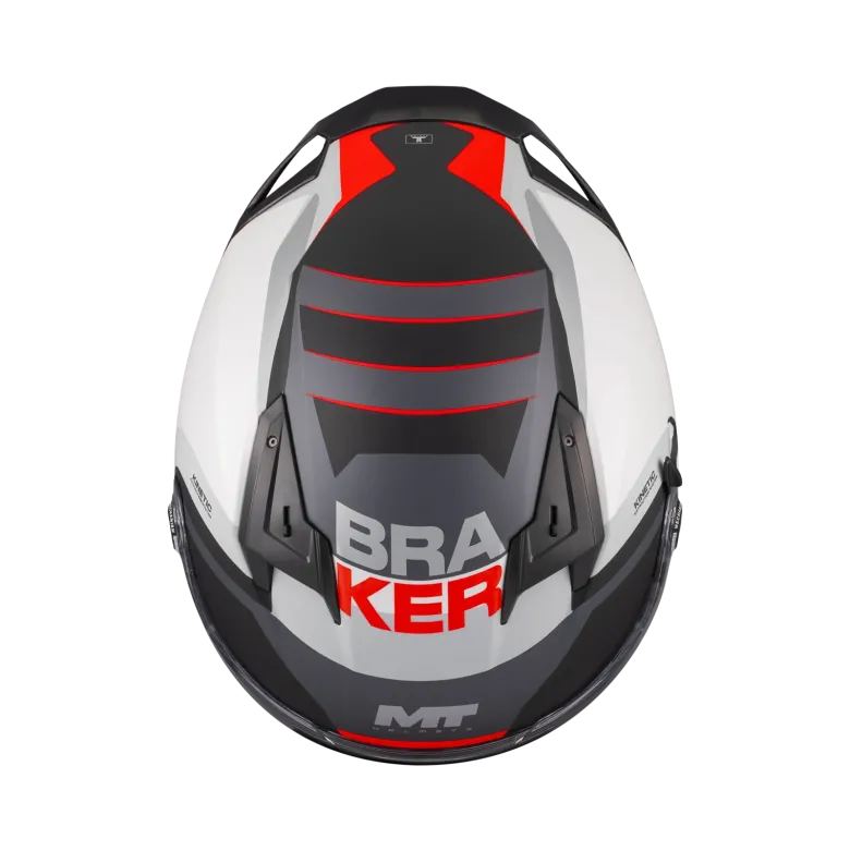 Kask integralny MT BRAKER SV INCEPTION RED/GREY/BLACK czerwony szary czarny