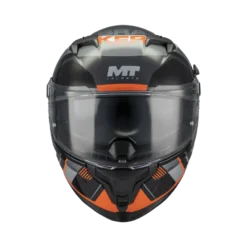 Kask integralny MT BRAKER SV INCEPTION ORANGE/SILVER/GREY pomarańczowy srebrny czarny