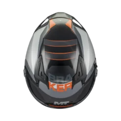 Kask integralny MT BRAKER SV INCEPTION ORANGE/SILVER/GREY pomarańczowy srebrny czarny