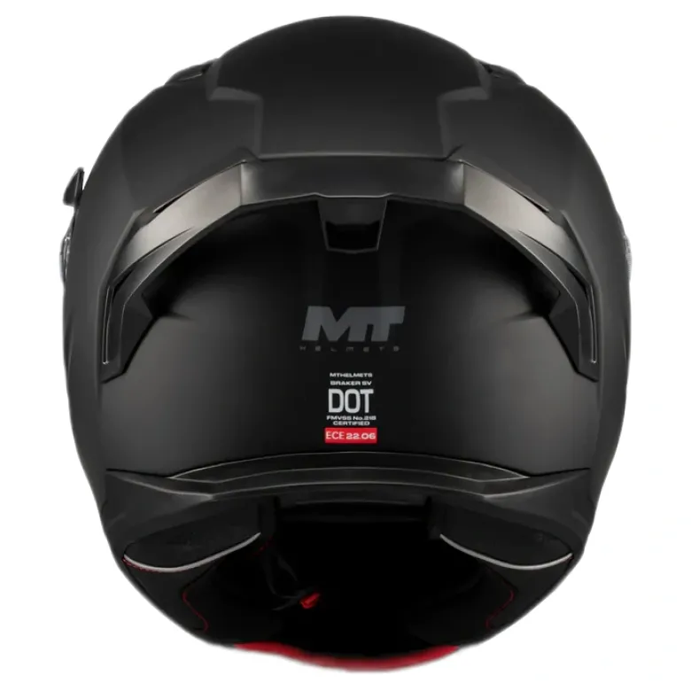Kask integralny MT BRAKER SV PURE MATT BLACK czarny mat