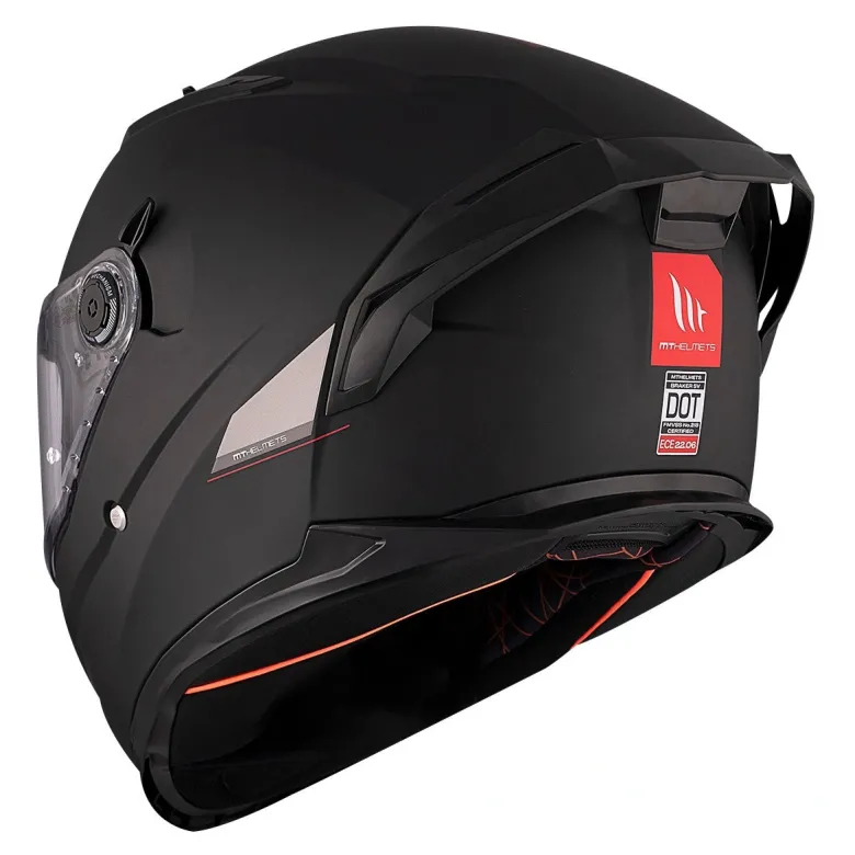 Kask integralny MT BRAKER SV SOLID MATT BLACK czarny mat