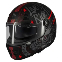 Kask integralny MT JARAMA SV ART. BLACK/RED czarny czerwony