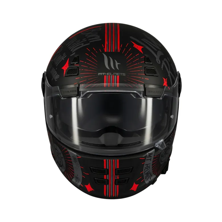Kask integralny MT JARAMA SV ART. BLACK/RED czarny czerwony