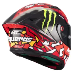 Kask integralny MT KRE+ S PIQUERAS BLACK/RED czarny czerwony