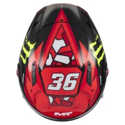 Kask integralny MT KRE+ S PIQUERAS BLACK/RED czarny czerwony