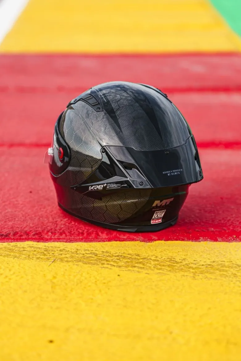 Kask integralny MT KRE+ S PURE GLOSS CARBON/BLACK