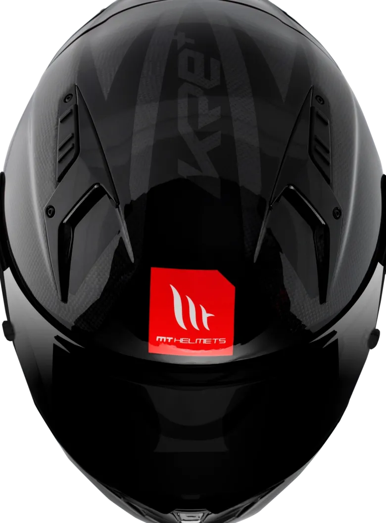 Kask integralny MT KRE+ S SOLID GLOSS CARBON/BLACK czarny