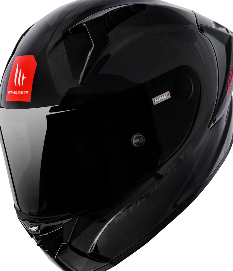 Kask integralny MT KRE+ S SOLID GLOSS CARBON/BLACK czarny