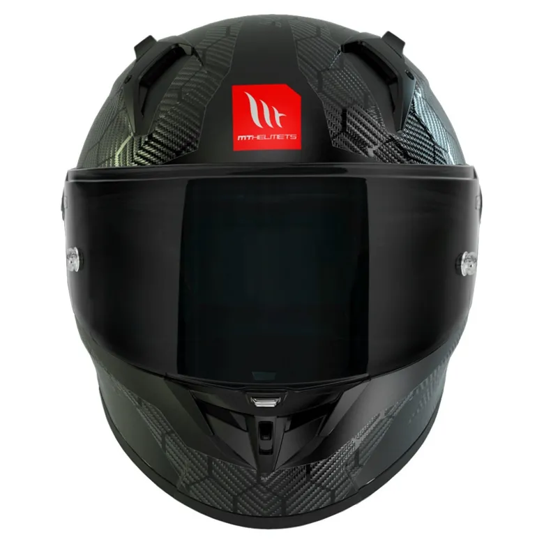 Kask integralny MT KRE+ S SOLID GLOSS CARBON/BLACK czarny