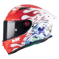 Kask integralny MT KRE+ S YAMANAKA RED/WHITE/BLUE czarny biały niebieski