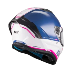 Kask integralny MT STINGER 2 CORE WHITE/BLUE biały niebieski