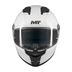 Kask integralny MT STINGER 2 PURE GLOSS PEARL WHITE biały