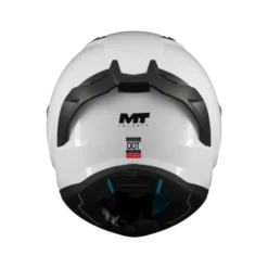 Kask integralny MT STINGER 2 PURE GLOSS PEARL WHITE biały