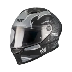 Kask integralny MT STINGER 2 TAGGER BLACK/GREY MATT czarny szary