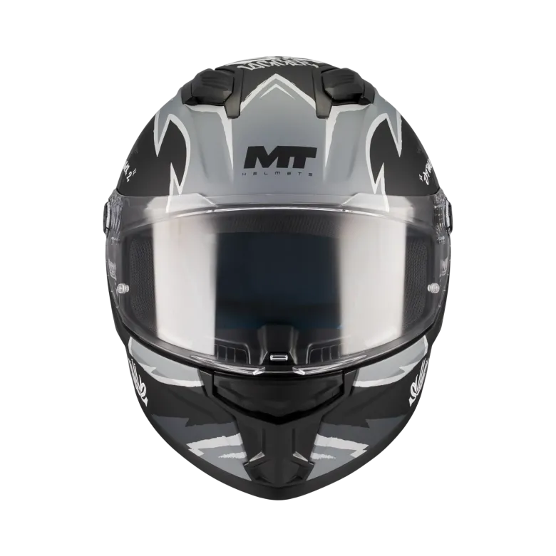 Kask integralny MT STINGER 2 TAGGER BLACK/GREY MATT czarny szary