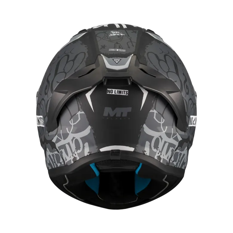 Kask integralny MT STINGER 2 TAGGER BLACK/GREY MATT czarny szary