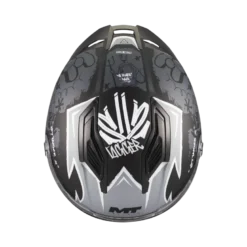 Kask integralny MT STINGER 2 TAGGER BLACK/GREY MATT czarny szary