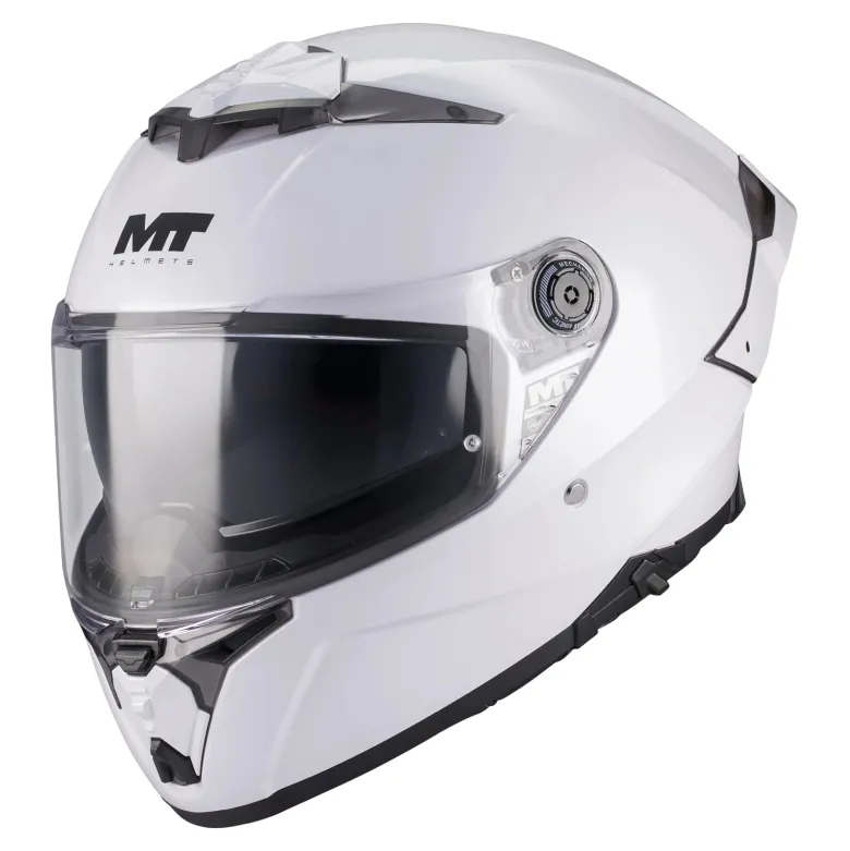 Kask integralny MT THUNDER 4 R SV PURE A0 GLOSS biały