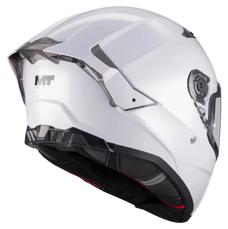 Kask integralny MT THUNDER 4 R SV PURE A0 GLOSS biały