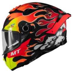 Kask integralny MT THUNDER 4 SV YAMANAKA 2024 czerwony żółty czarny