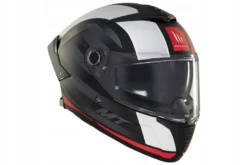 Kask integralny MT THUNDER 4 SV THREADS MATT RED czerwony czarny