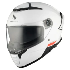 Kask integralny MT THUNDER 4 SV SOLID GLOSS PEARL WHITE biały