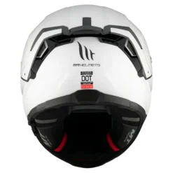 Kask integralny MT THUNDER 4 SV SOLID GLOSS PEARL WHITE biały