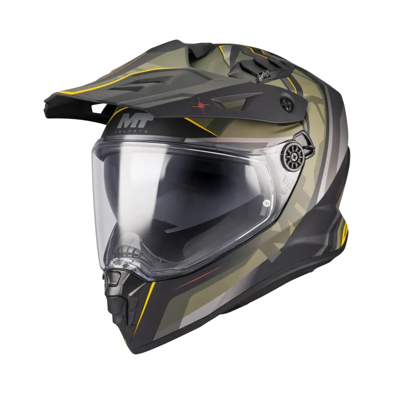 Kask integralny MT TRACK SV QUESTOR GREEN/BLACK MATT zielony czarny